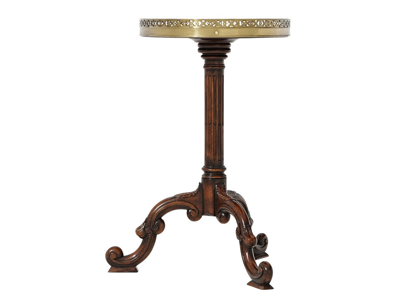 Theodore Alexander Radiating Parquetry Accent Table