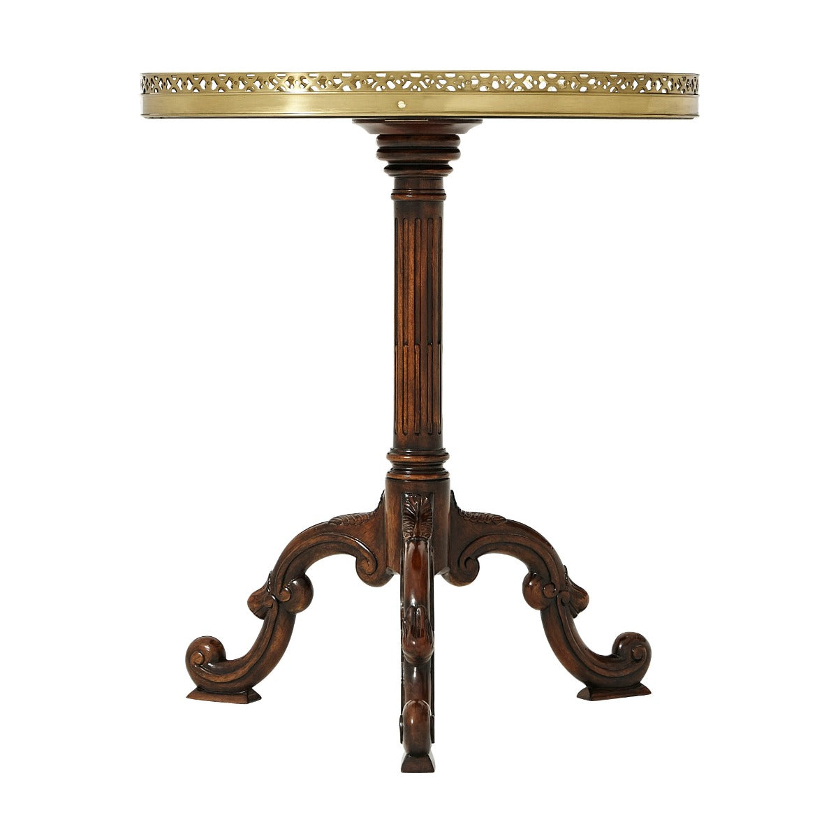 Theodore Alexander Radiating Parquetry Accent Table