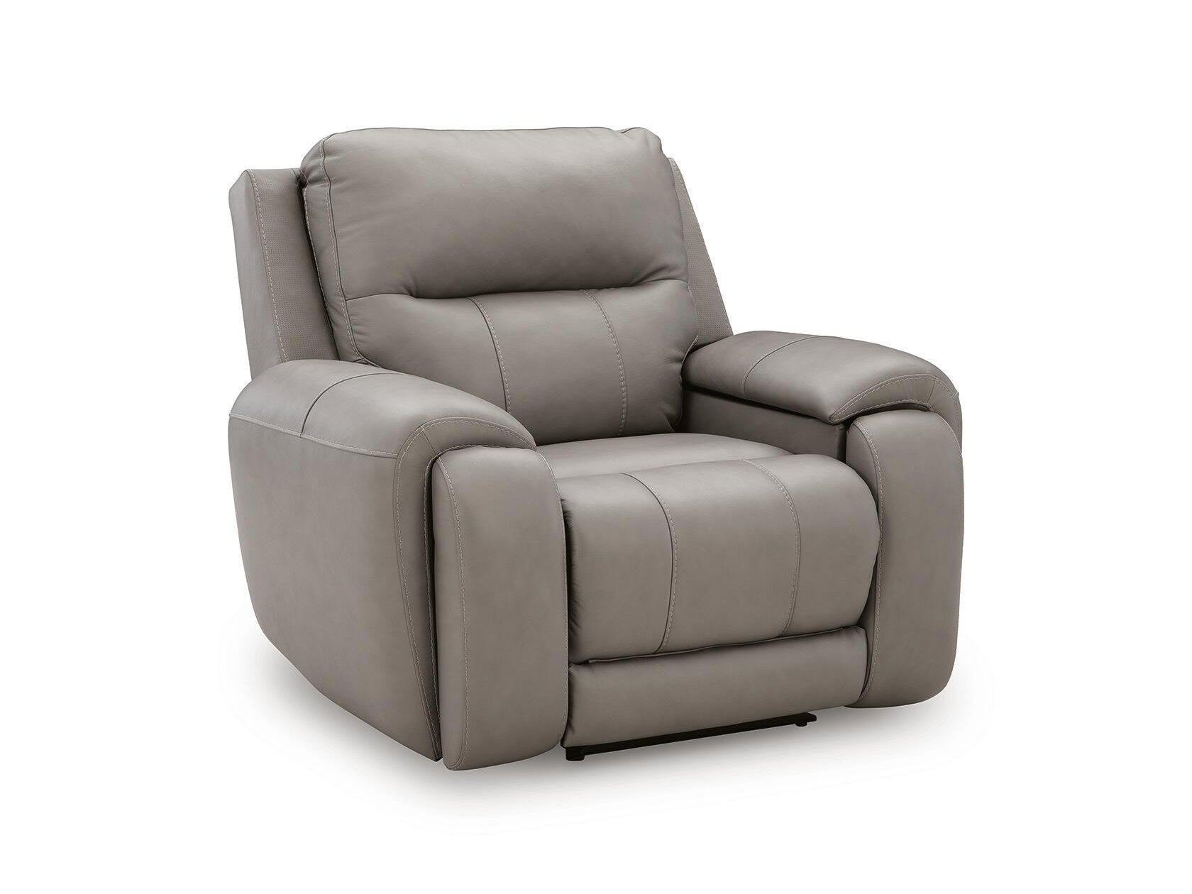 Real Moments - Power Recliner With Audio Seating - Ash