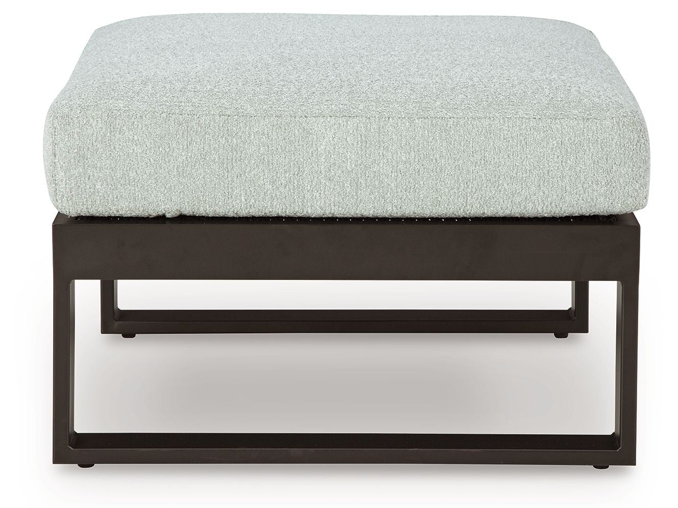 Beachloft - Ottoman With Cushion - Black / Gray