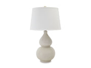 Saffi - Ceramic Table Lamp  - Cream
