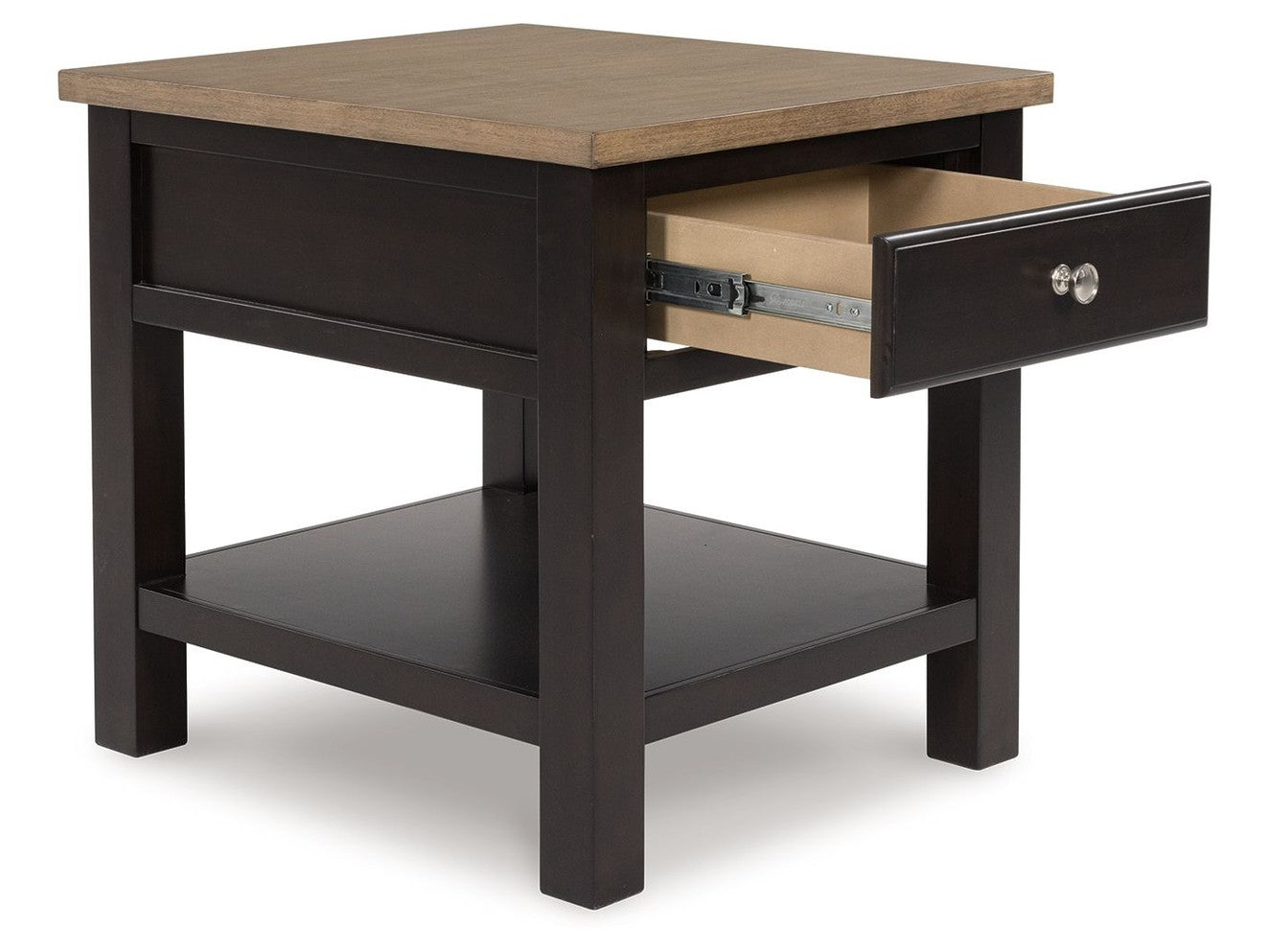 Drazmine - Rectangular End Table - Brown