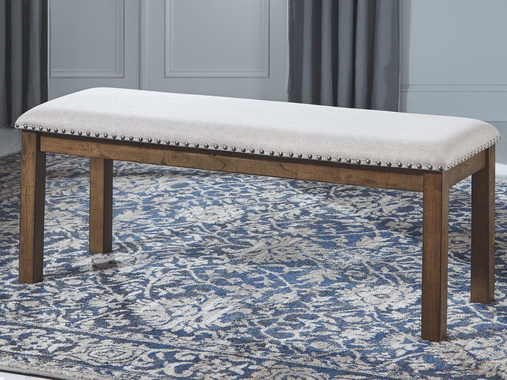 Moriville - Upholstered Bench - Beige
