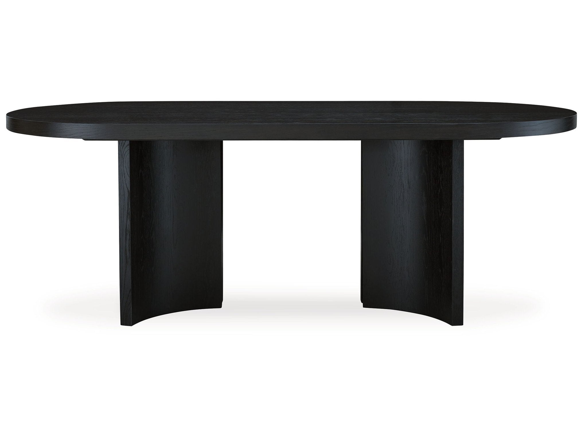 Rowanbeck - Oval Dining Room Table - Black