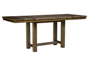 Moriville - Rectangular Dining Room Counter Extension Table - Grayish Brown