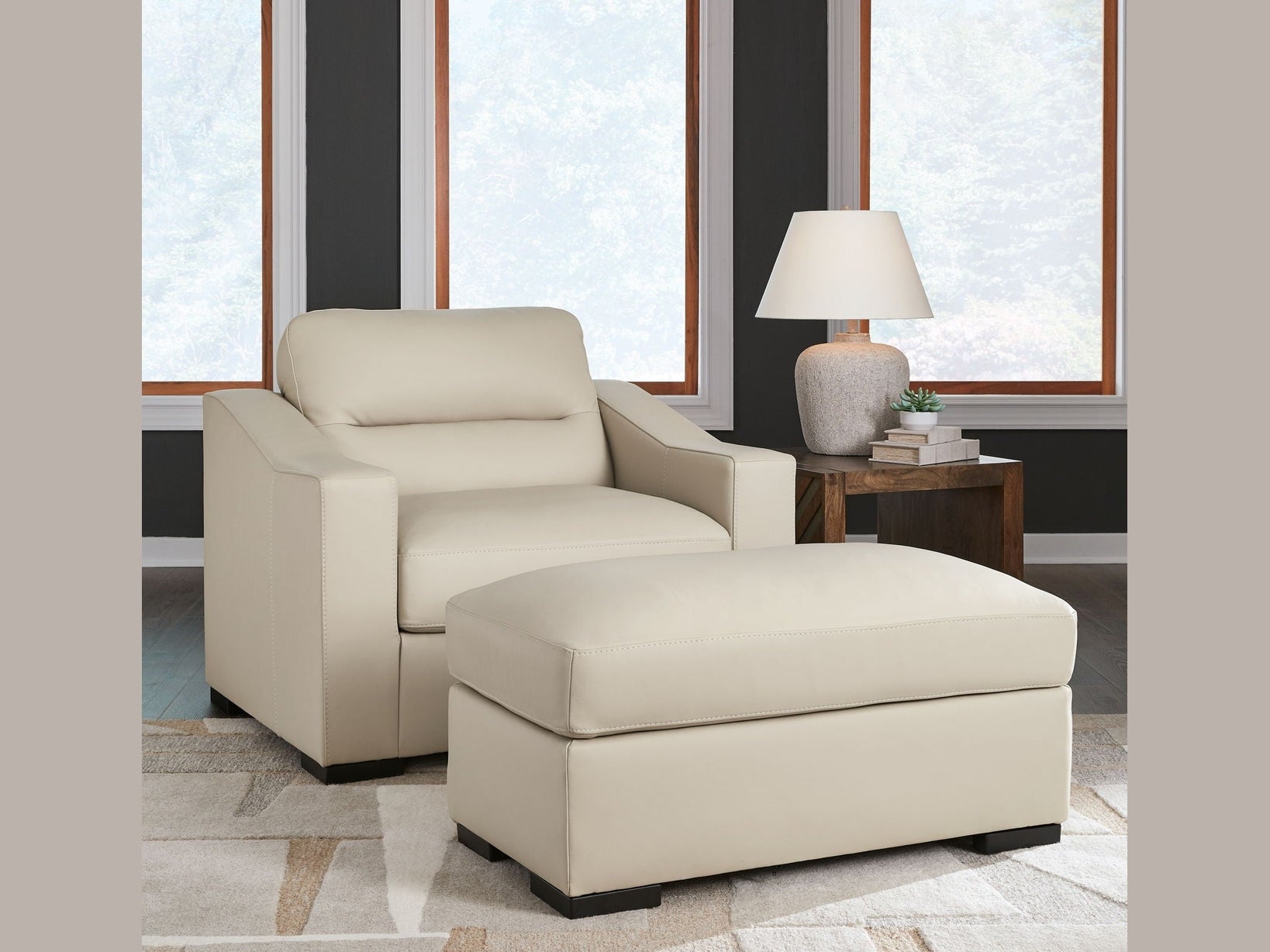 Treasure Trove - 2 Pc. - Chair And A Half, Ottoman - Almond
