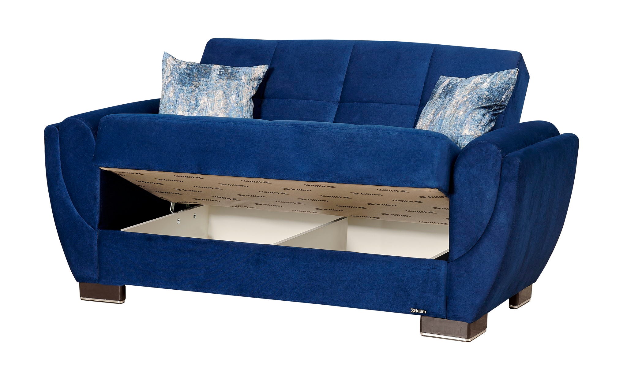 Ottomanson Armada Air - Upholstered Convertible Loveseat With Storage - Microfiber