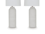 Vauville - Poly Table Lamp (Set of 2) - White