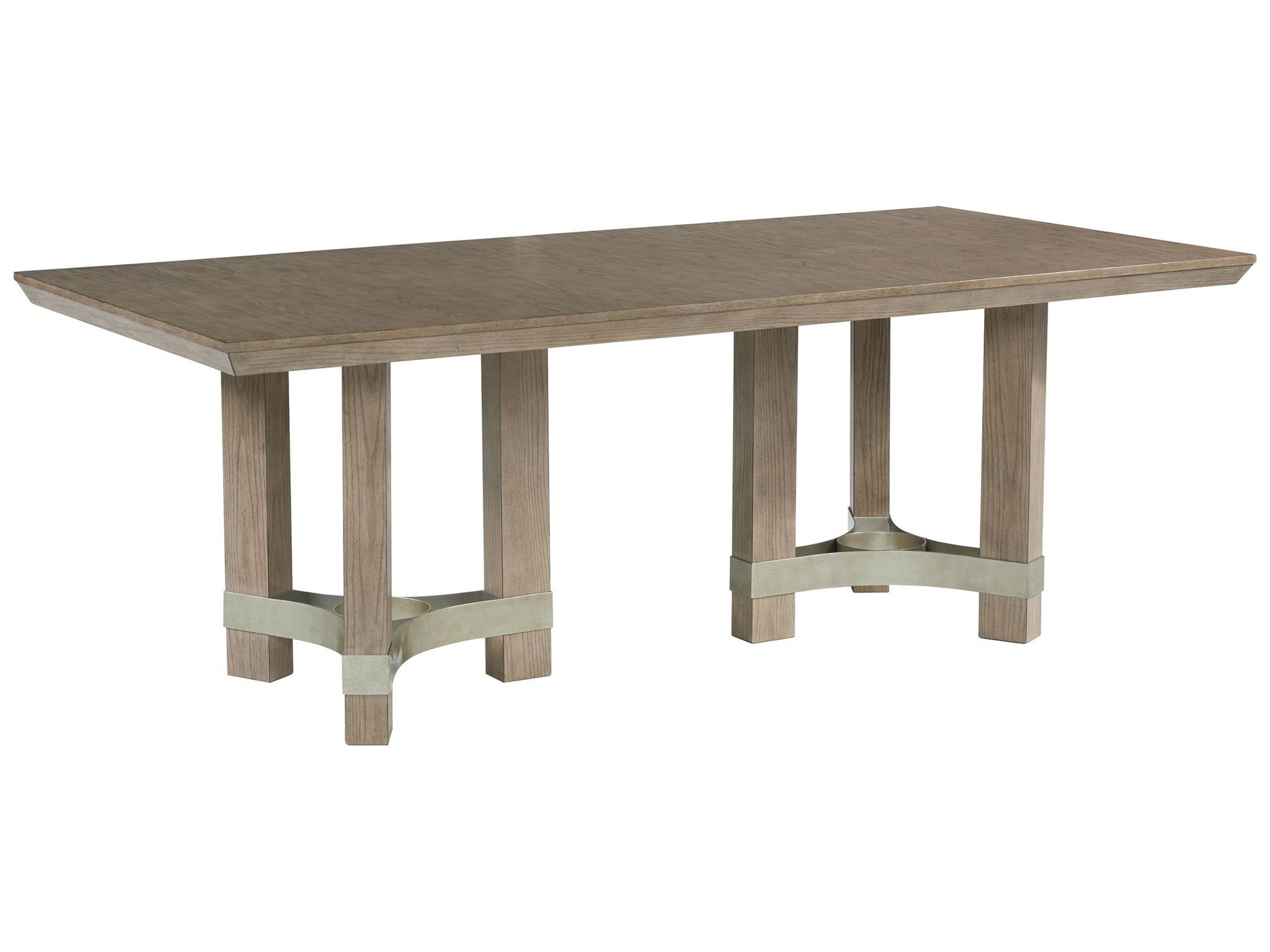Chrestner - Rectangular Dining Room Table - Gray
