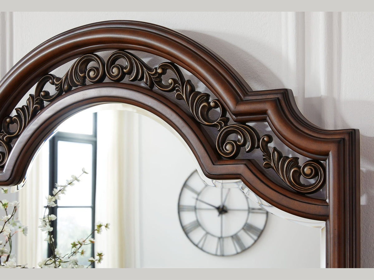 Lavinton - Dresser And Mirror - Brown