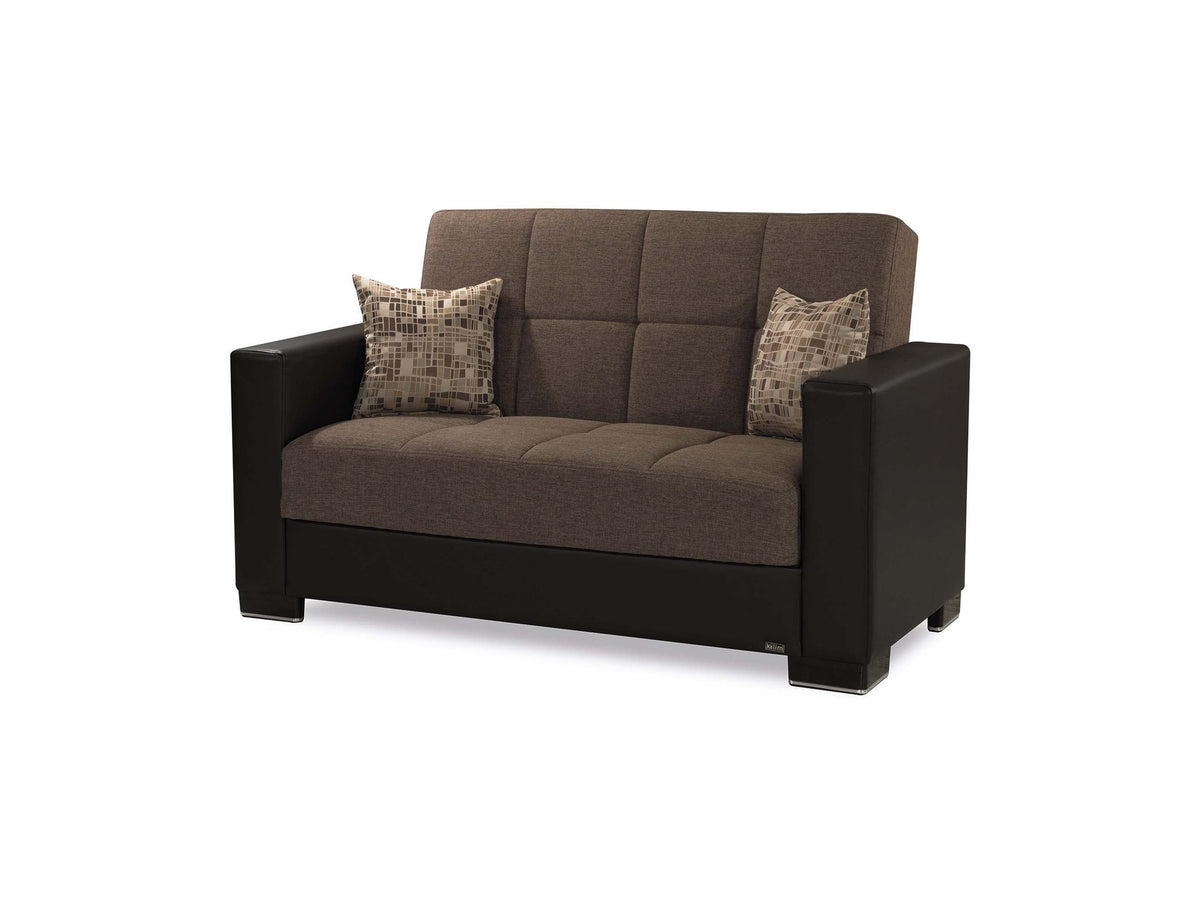 Ottomanson Armada - Upholstered Convertible Loveseat With Storage - Polyester