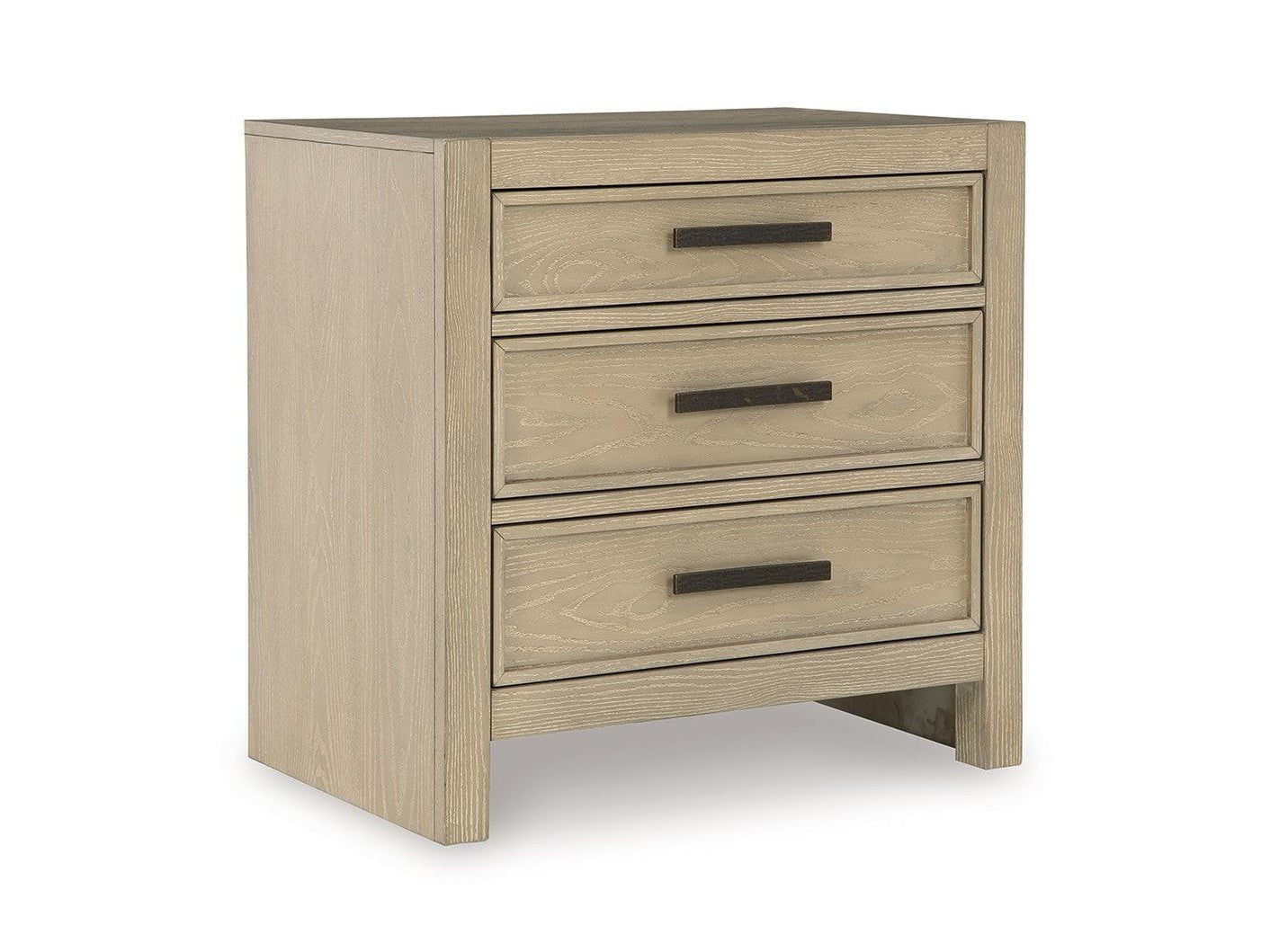 Calmoro - Three Drawer Night Stand - Gray