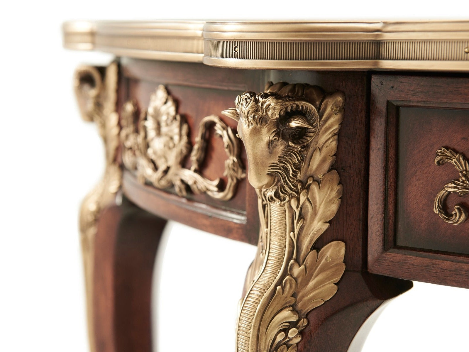 Theodore Alexander Ram's Head Console Table