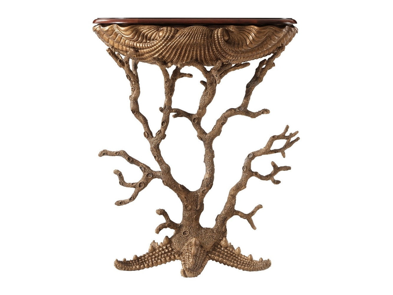 Theodore Alexander Gilt Grotto Accent Table
