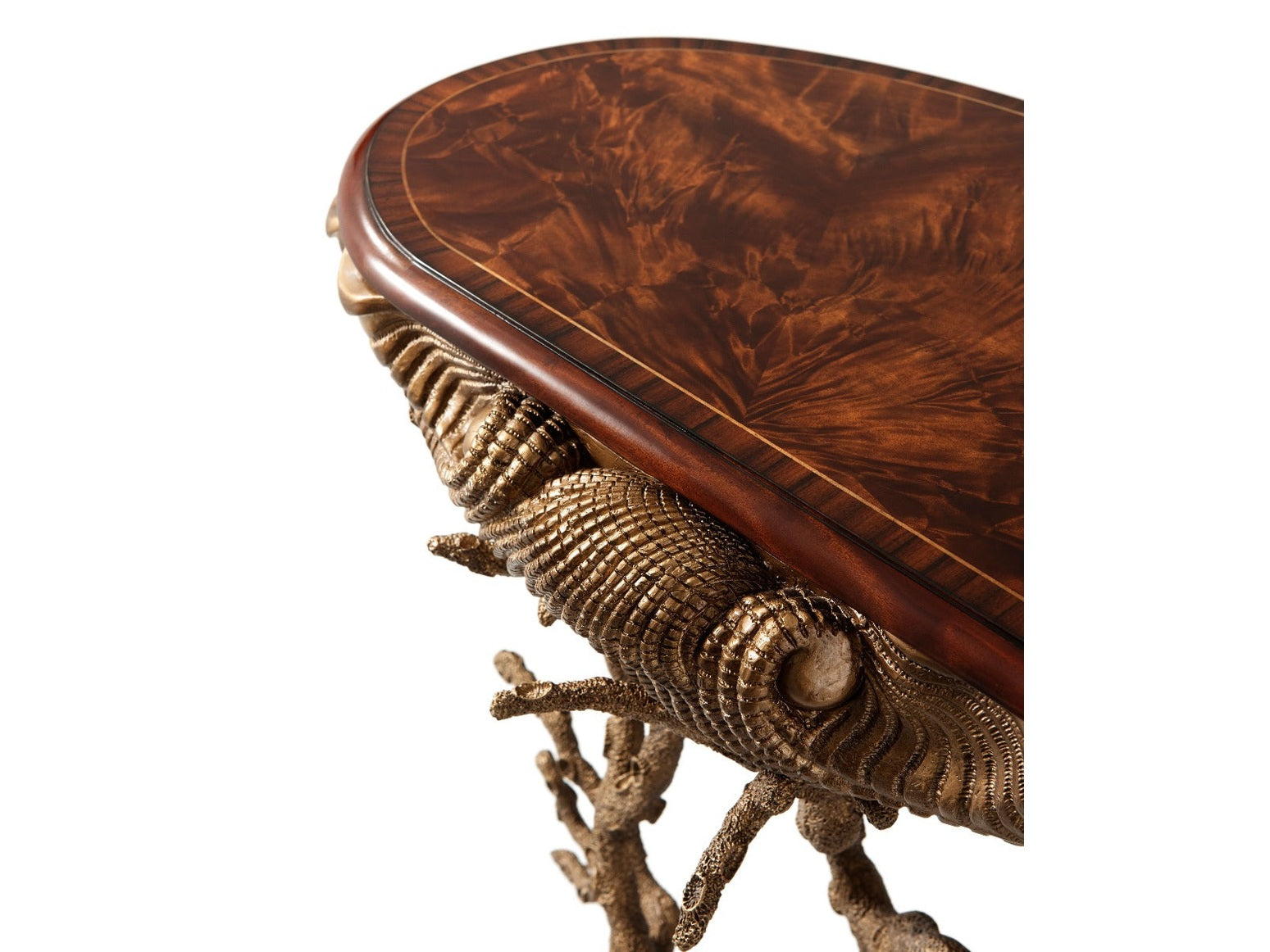 Theodore Alexander Gilt Grotto Accent Table
