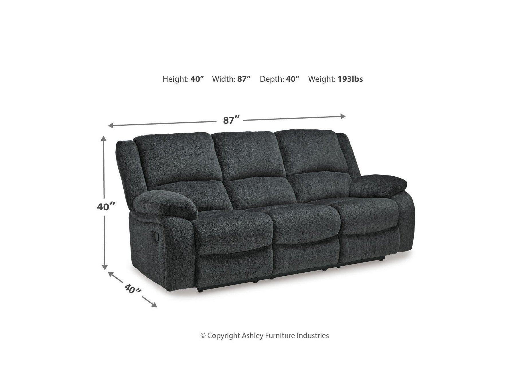 Draycoll - Reclining Sofa