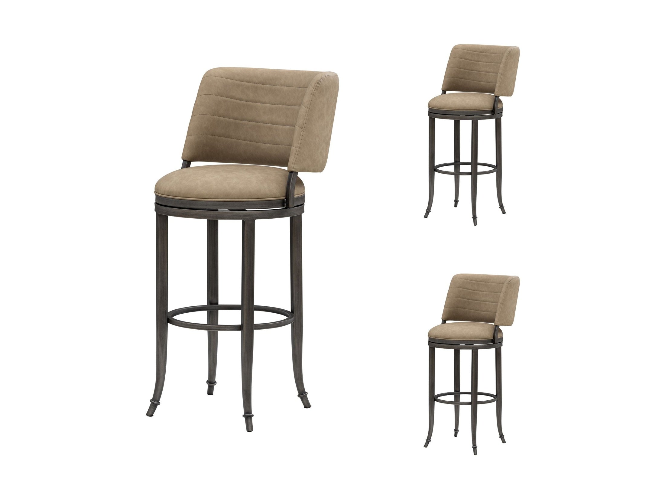 Torres - Upholstered Swivel Barstool