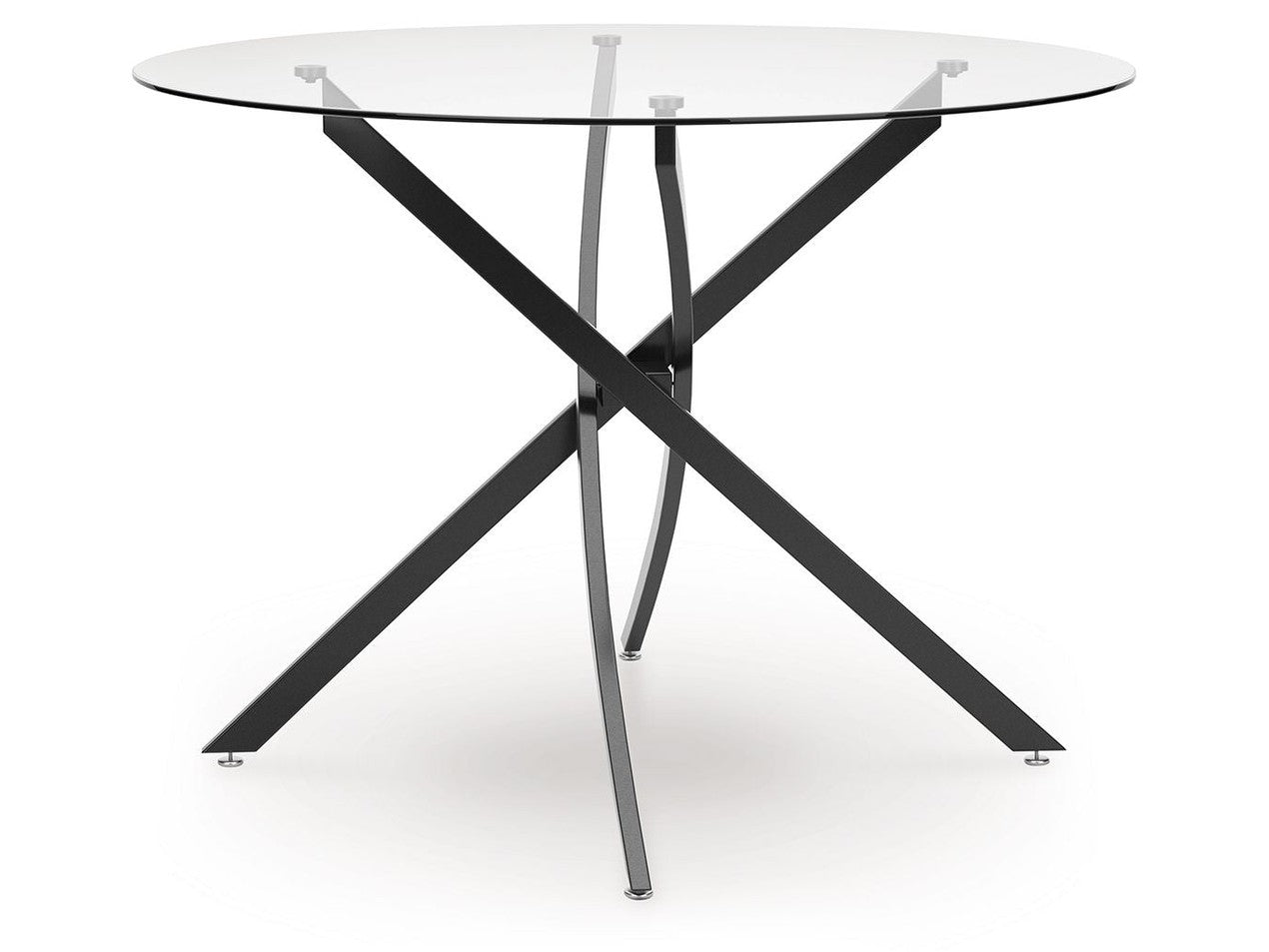 Pharwynn - Round Dining Room Table - Black