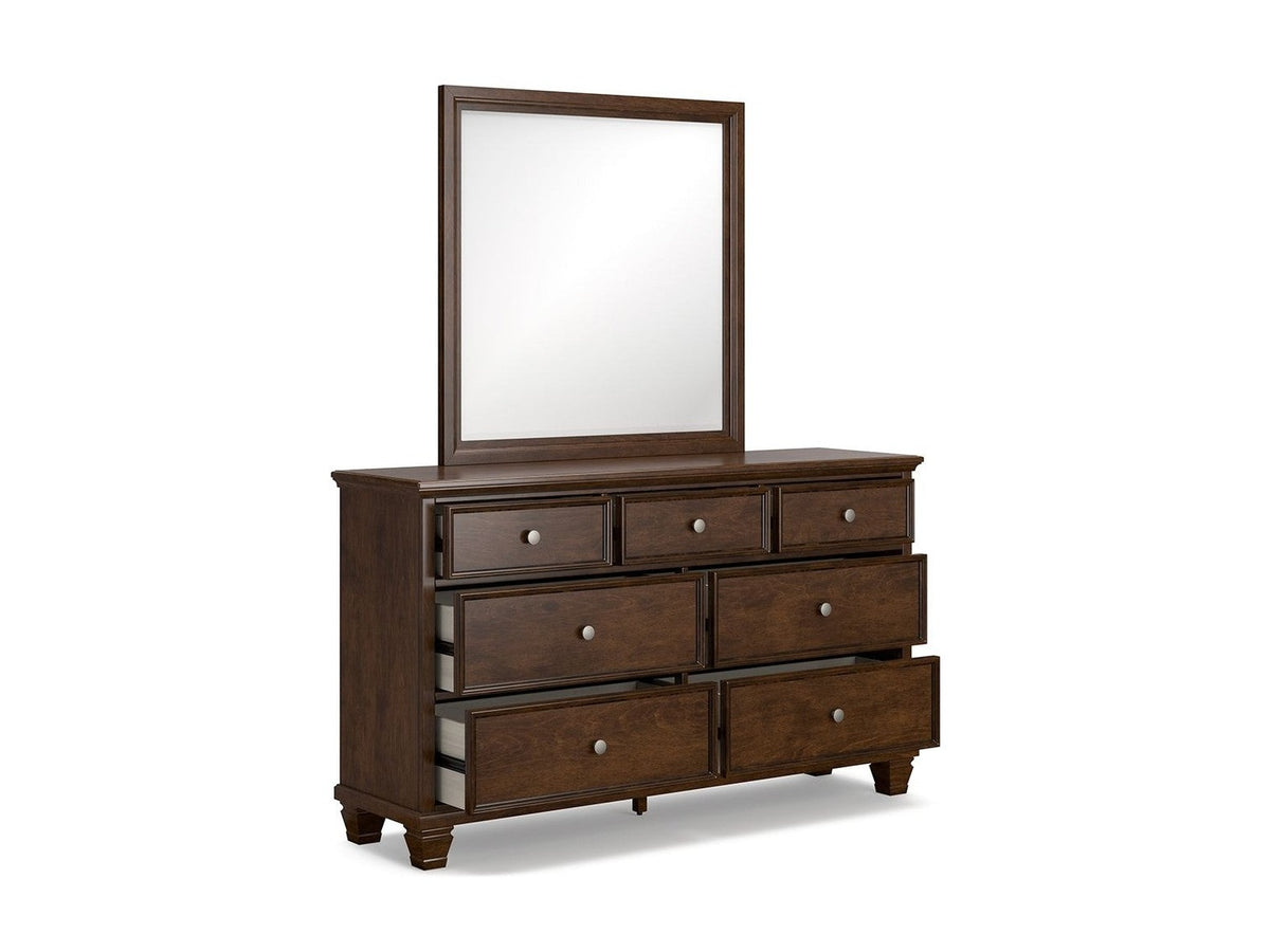 Danabrin - Dresser And Mirror - Brown