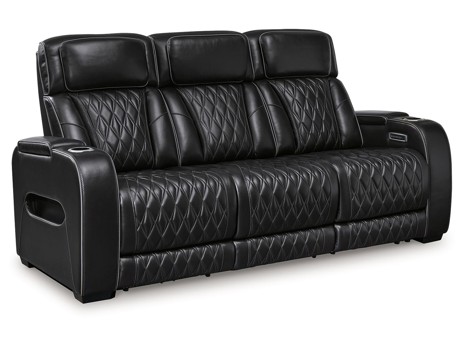 Boyington - 2 Pc. - Power Reclining Sofa And Loveseat - Black