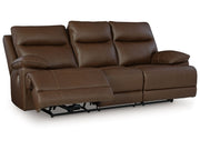 Vonryan - Power Reclining Sofa With Adj Headrest - Tobacco
