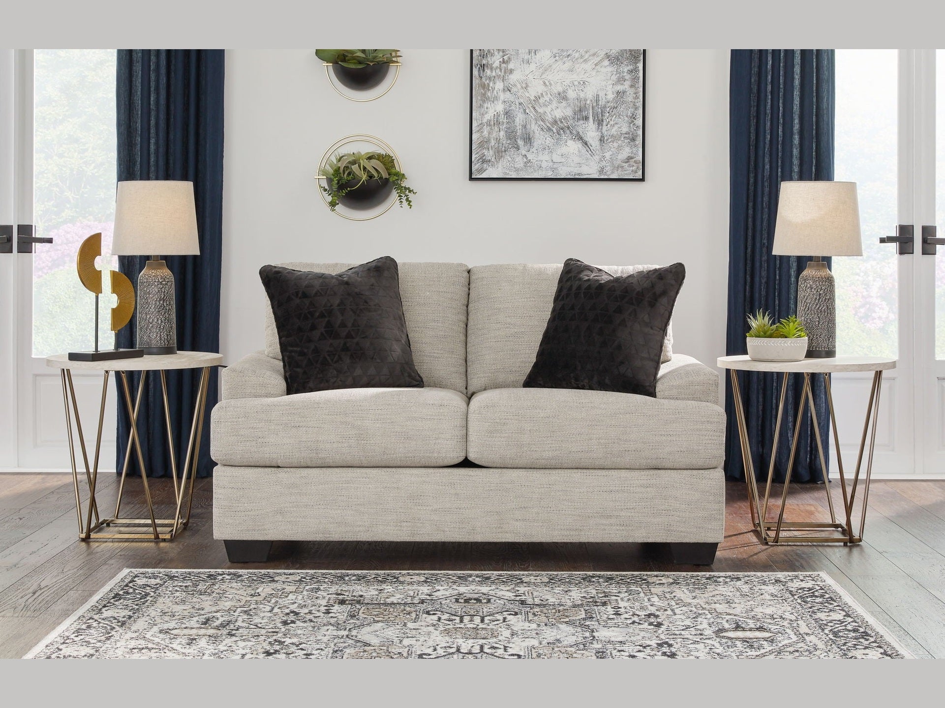 Vayda - Loveseat - Pebble