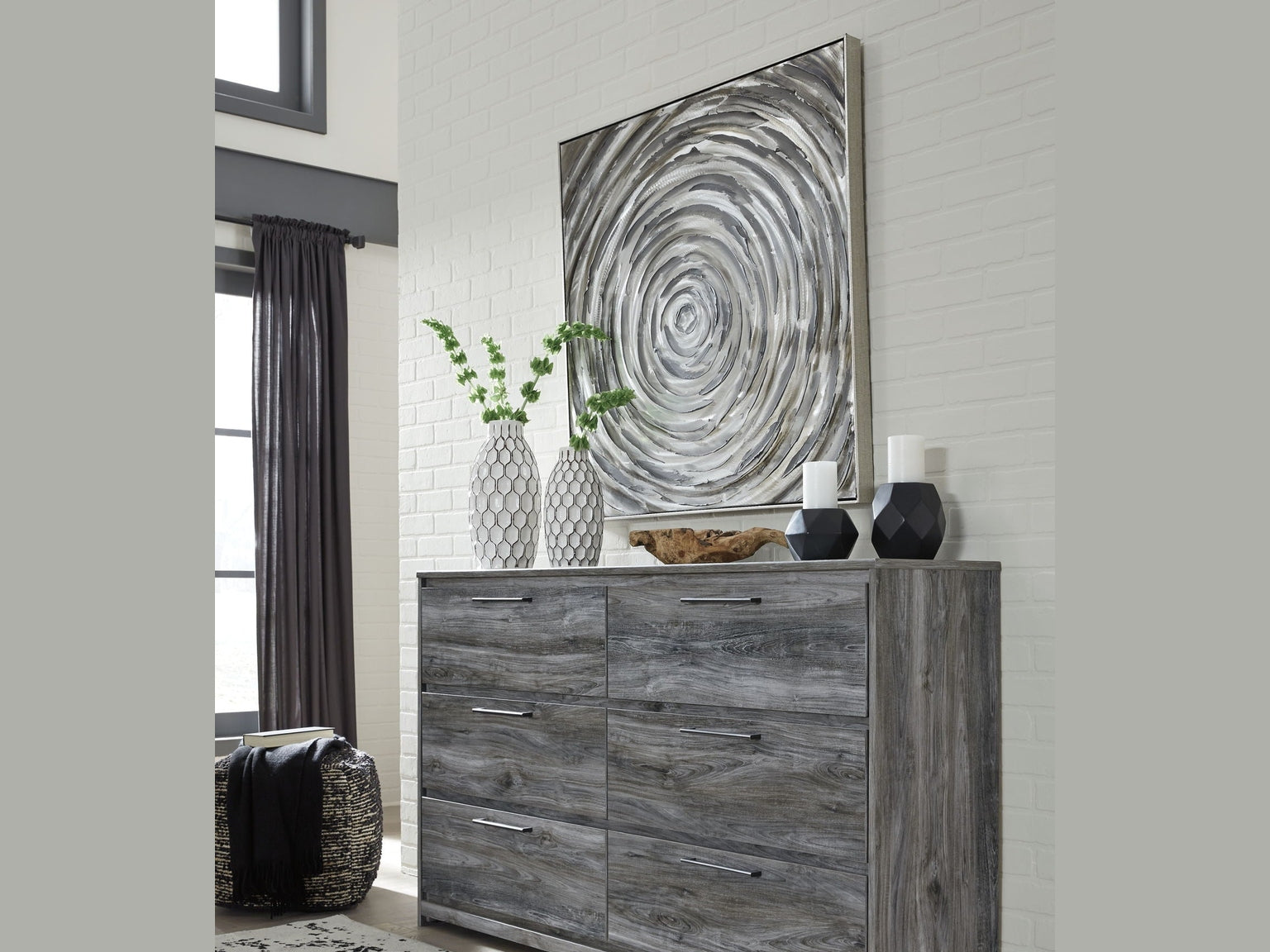 Baystorm - Panel Bedroom Set - Gray