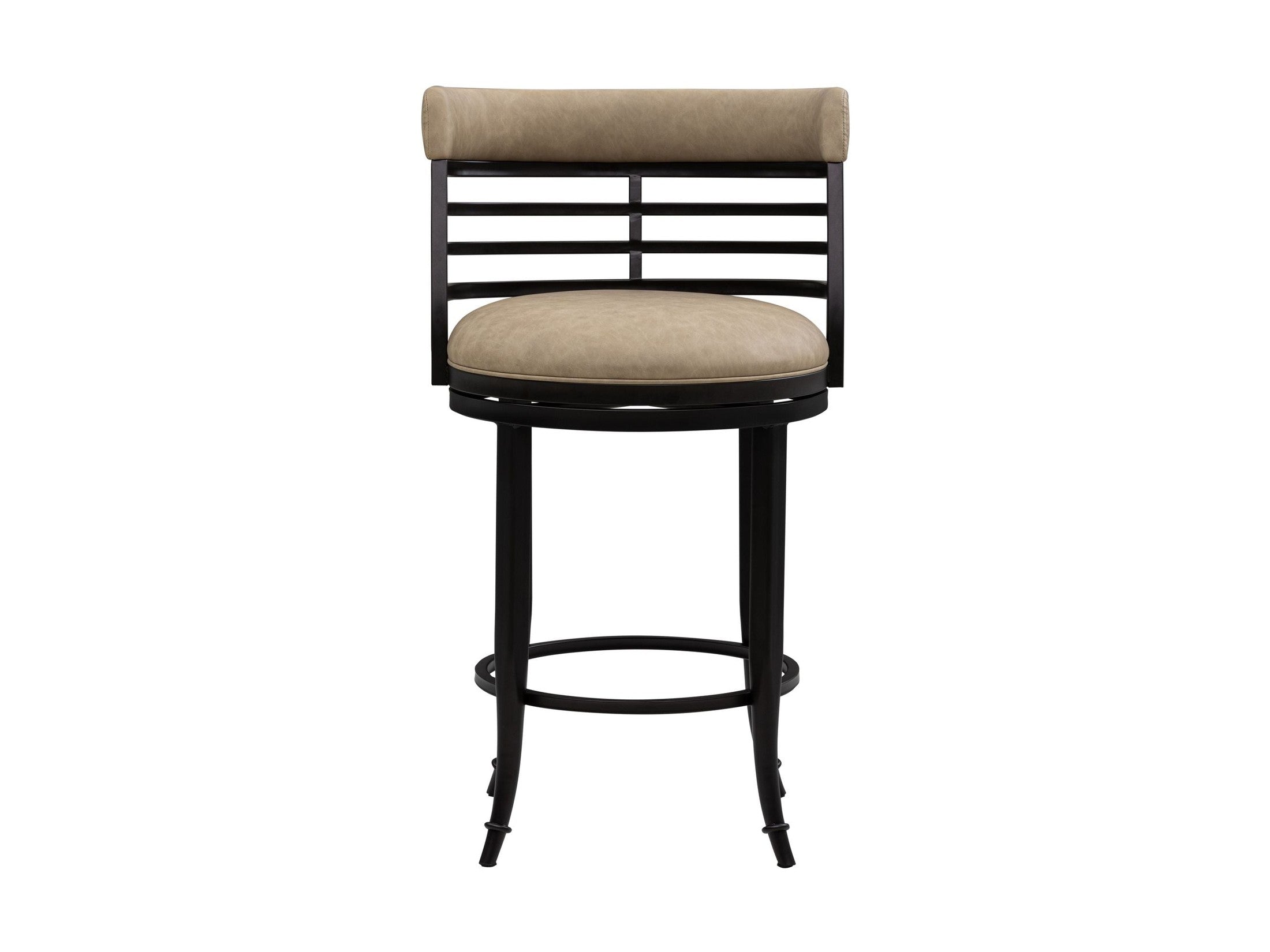 Telia - Upholstered Swivel Counter Height Barstool