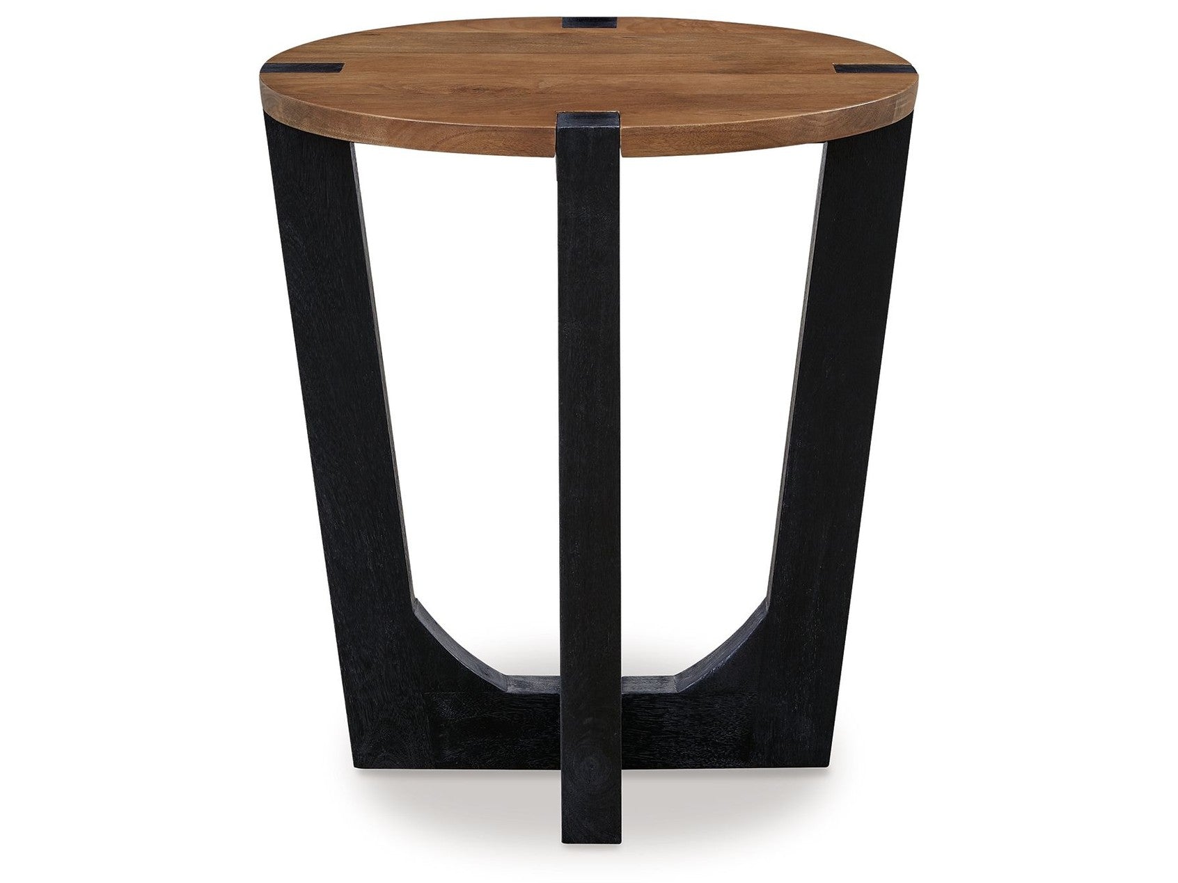 Hanneforth - Round End Table - Brown