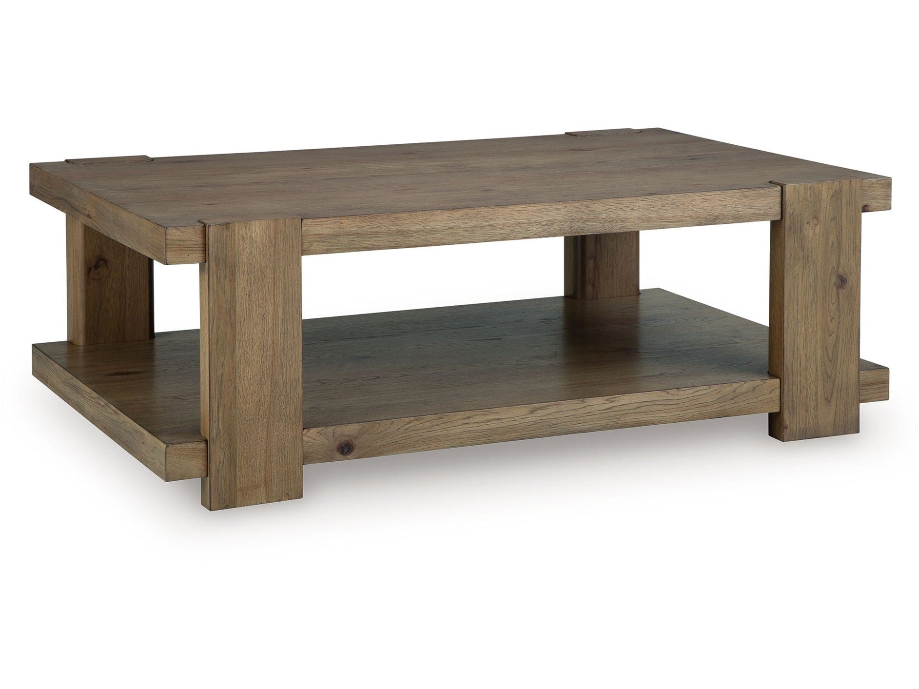 Flangren - Rectangular Cocktail Table - Light Brown