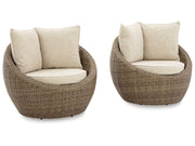 Danson - Swivel Lounge With Cushion