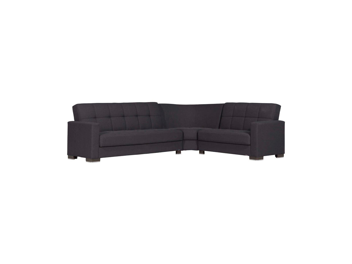 Ottomanson Armada - Upholstered Convertible Sectional With Storage - Polyester