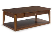 Trenmour - Rectangular Cocktail Table - Medium Brown