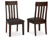 Haddigan - Dining UPH Side Chair (Set of 2) - Dark Brown