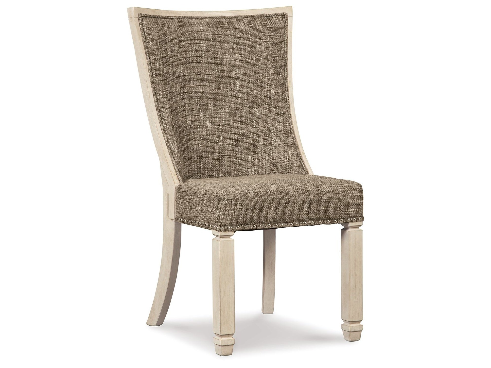 Bolanburg - Dining UPH Side Chair (Set of 2) - Lattice Back - Brown / Beige