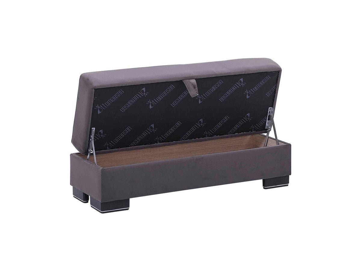 Ottomanson Armada Air - Upholstered Ottoman With Storage - Microfiber
