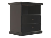 Maribel - One Drawer Night Stand - Black