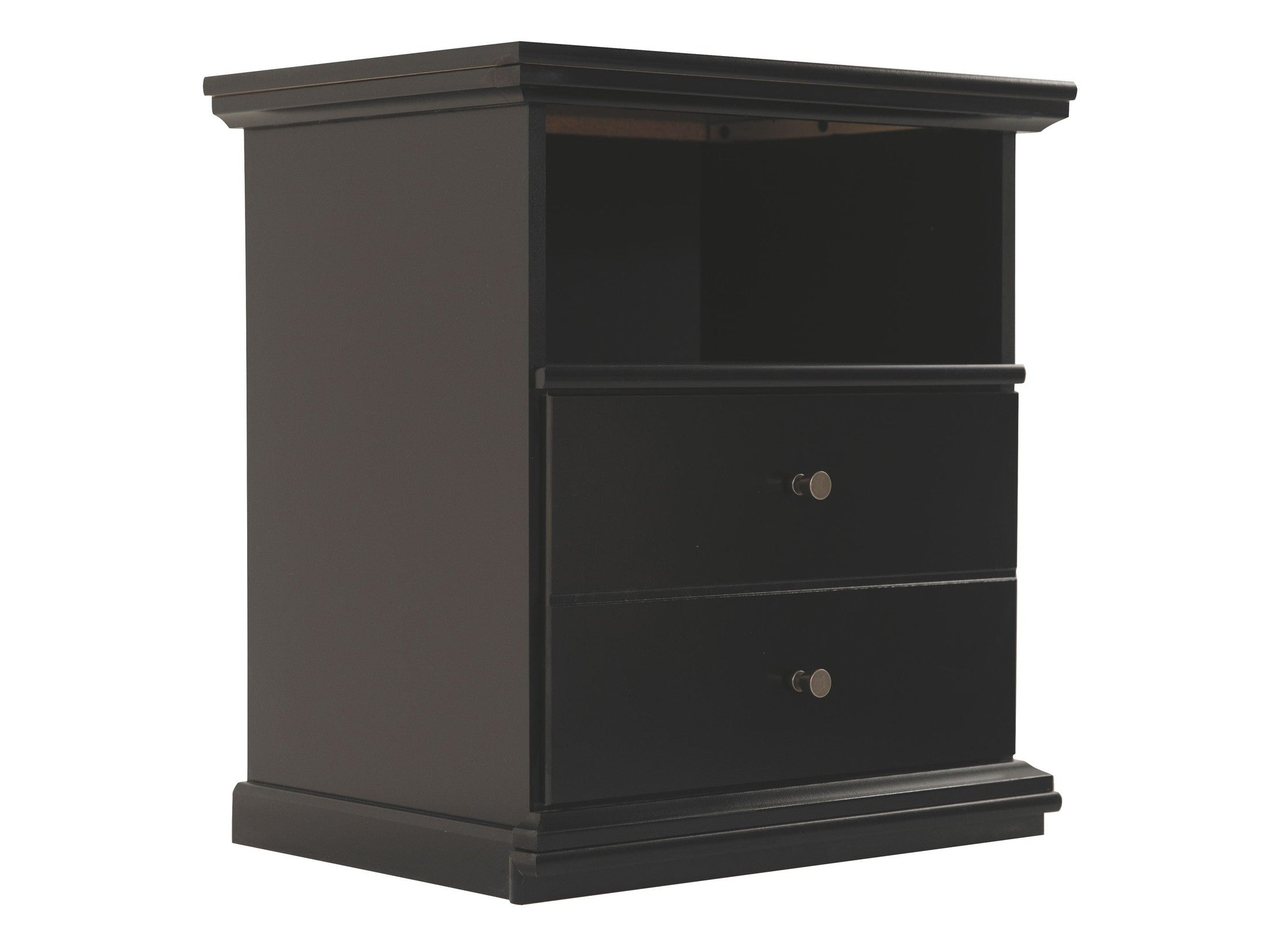 Maribel - One Drawer Night Stand - Black