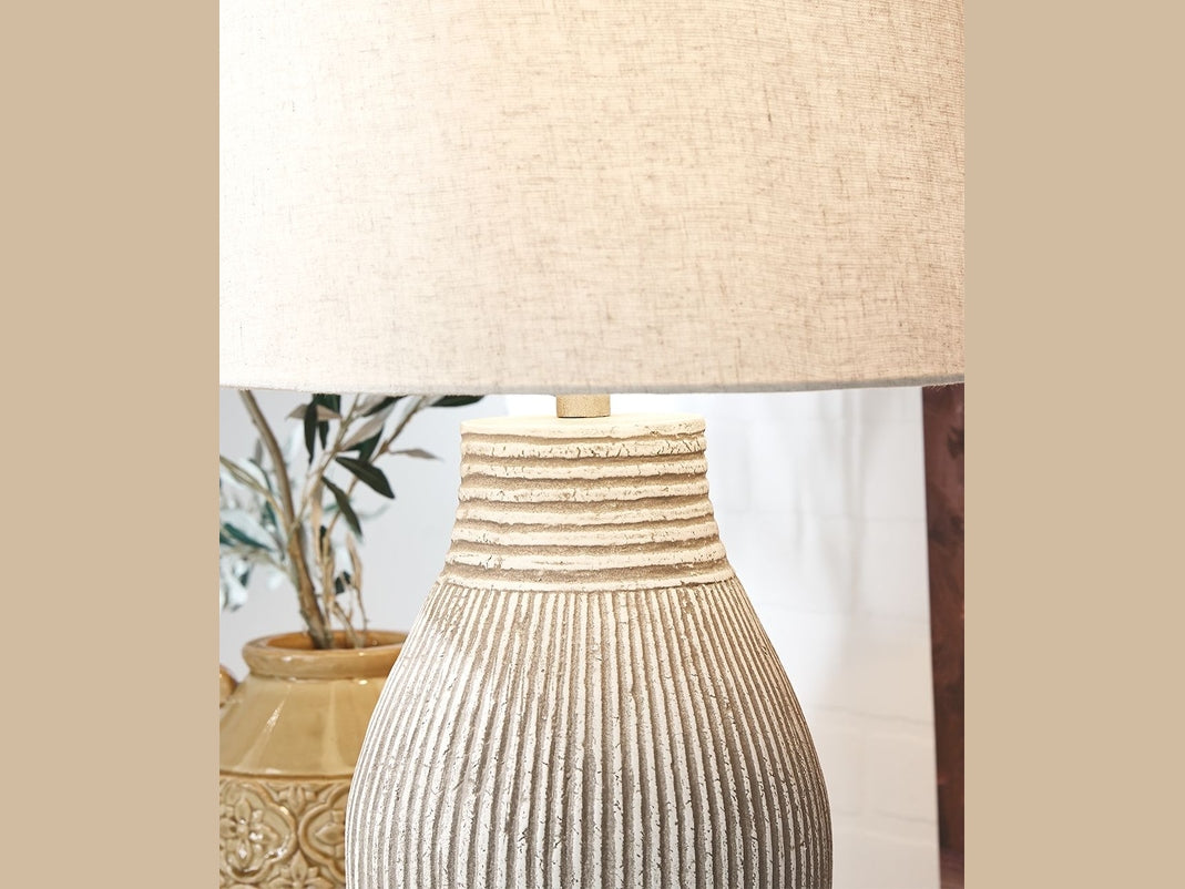 Layal - Paper Table Lamp  - Beige