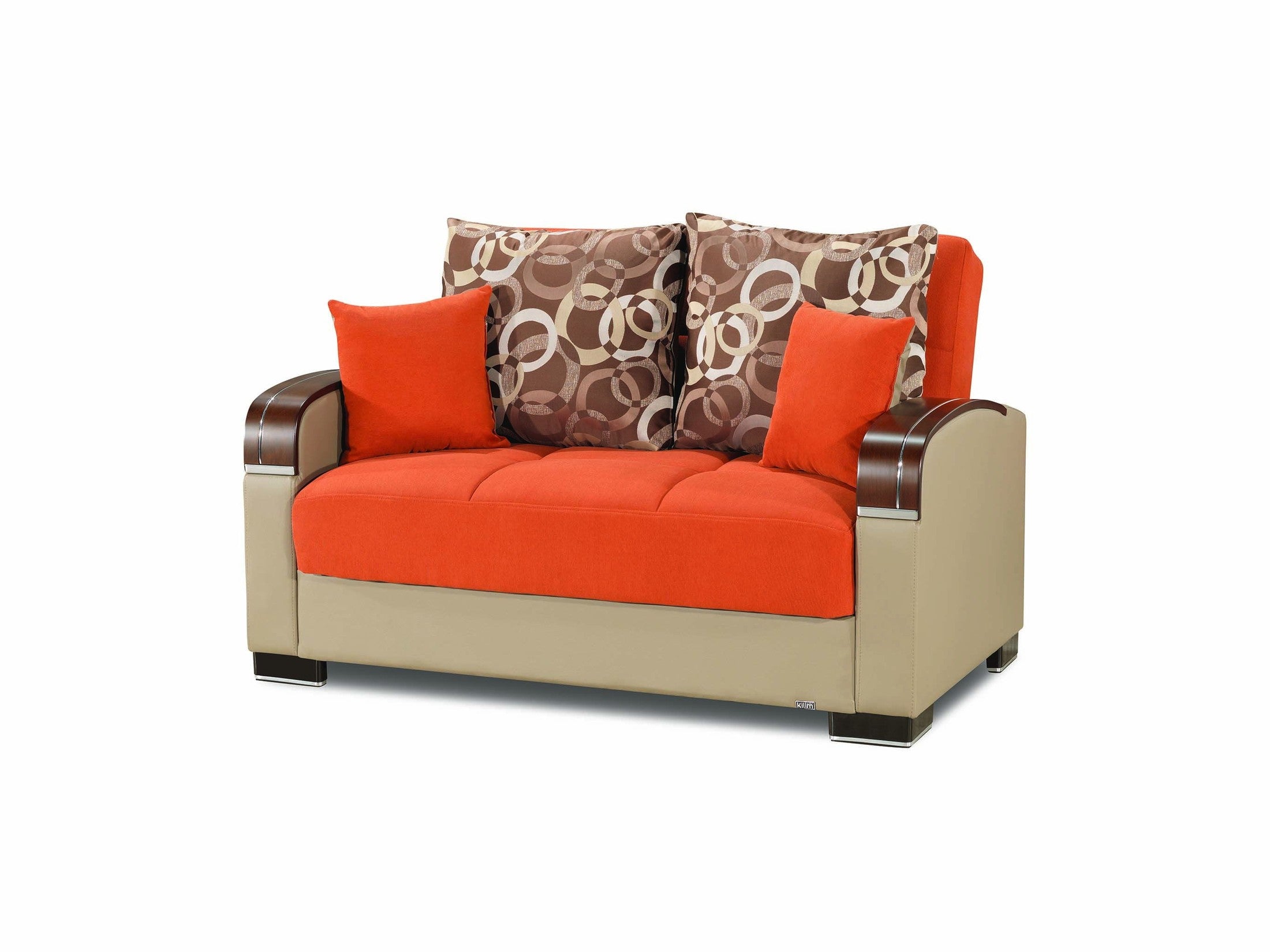 Ottomanson Mobimax - Upholstered Convertible Loveseat With Storage