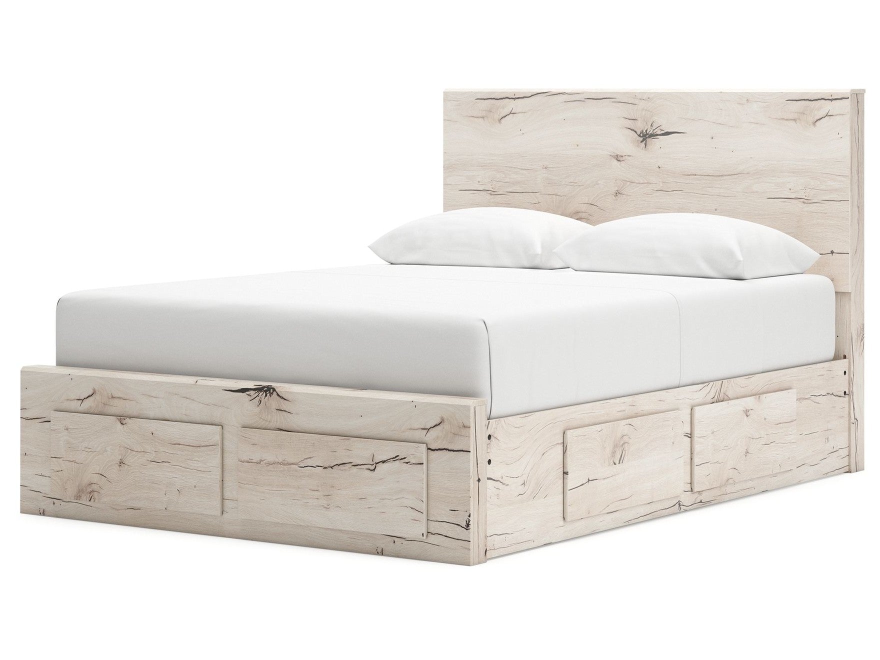 Lawroy - Panel Bed With Storage