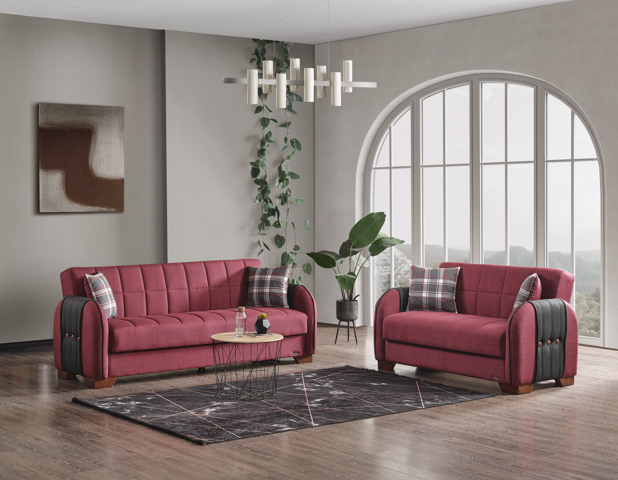 Ottomanson Button - Loveseat