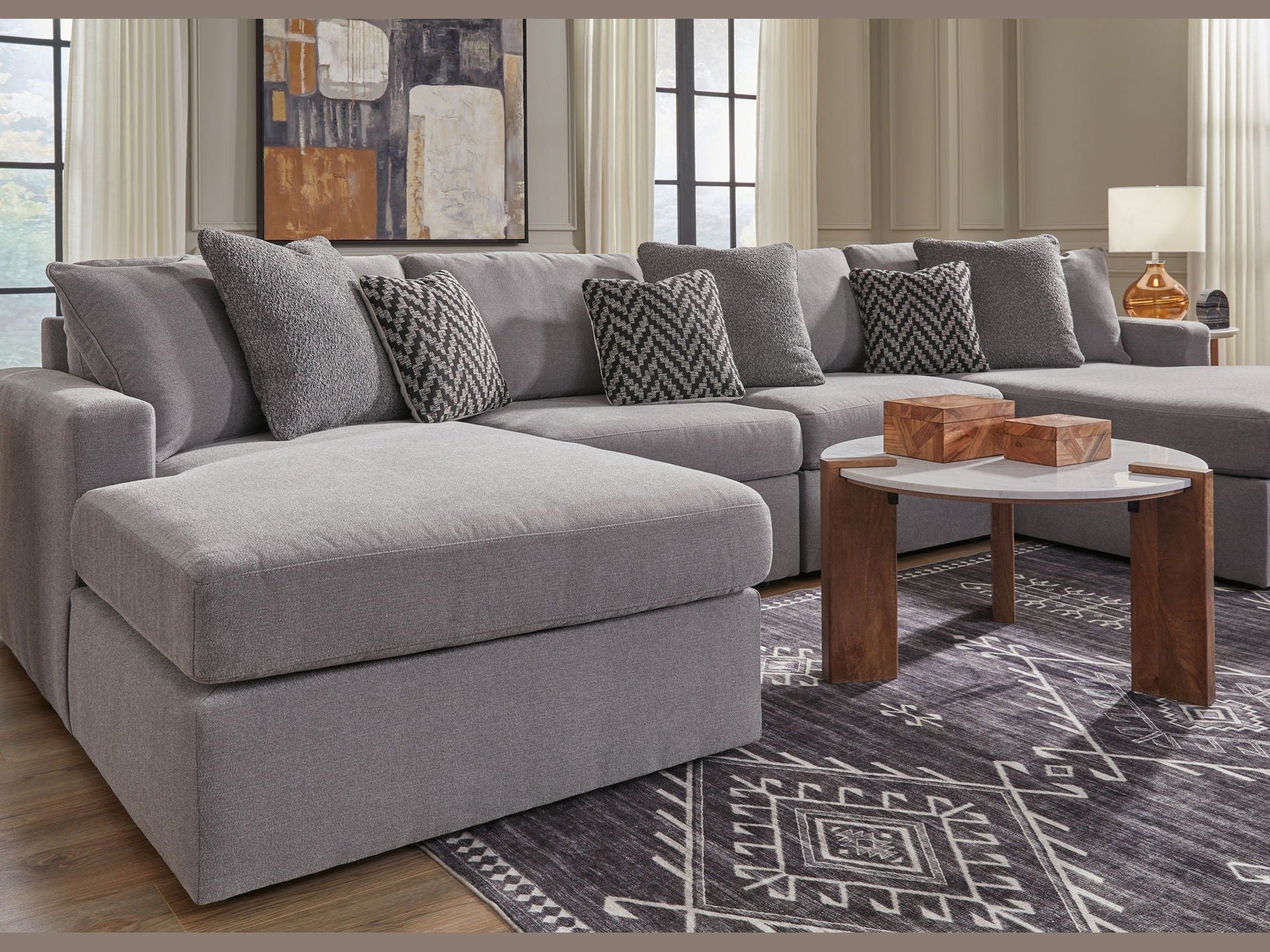 Modmax - Sectional - Granite