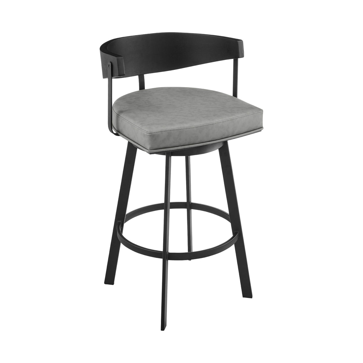 Lacey - Swivel Bar Stool - Black