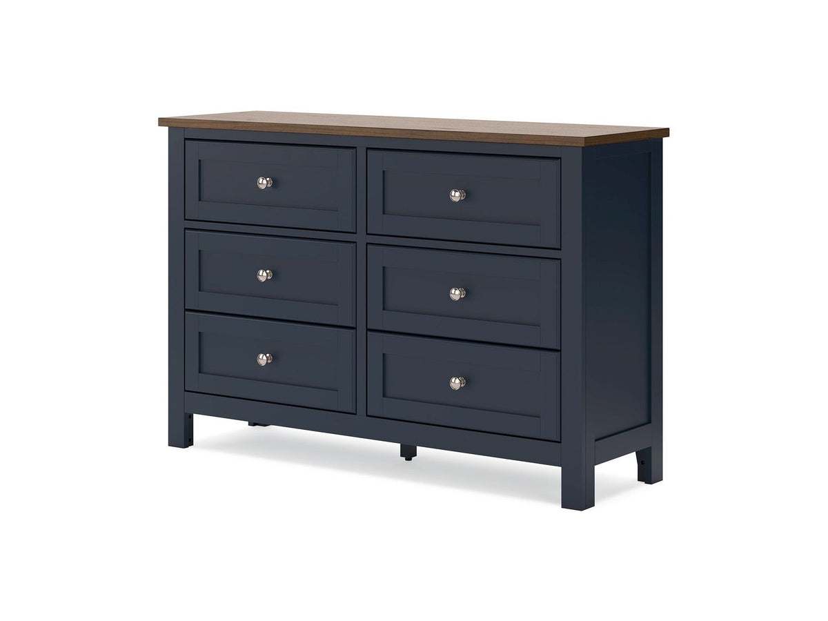 Landocken - Dresser - Brown / Blue