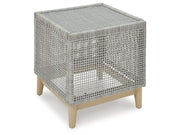 Seton Creek - Square End Table - Gray