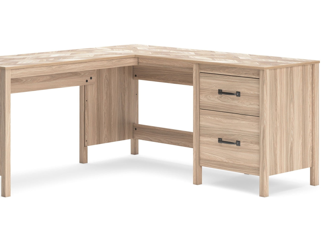 Battelle - 60" Home Office Desk With Return - Tan