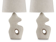 Chadrich - Paper Table Lamp (Set of 2) - Antique Beige