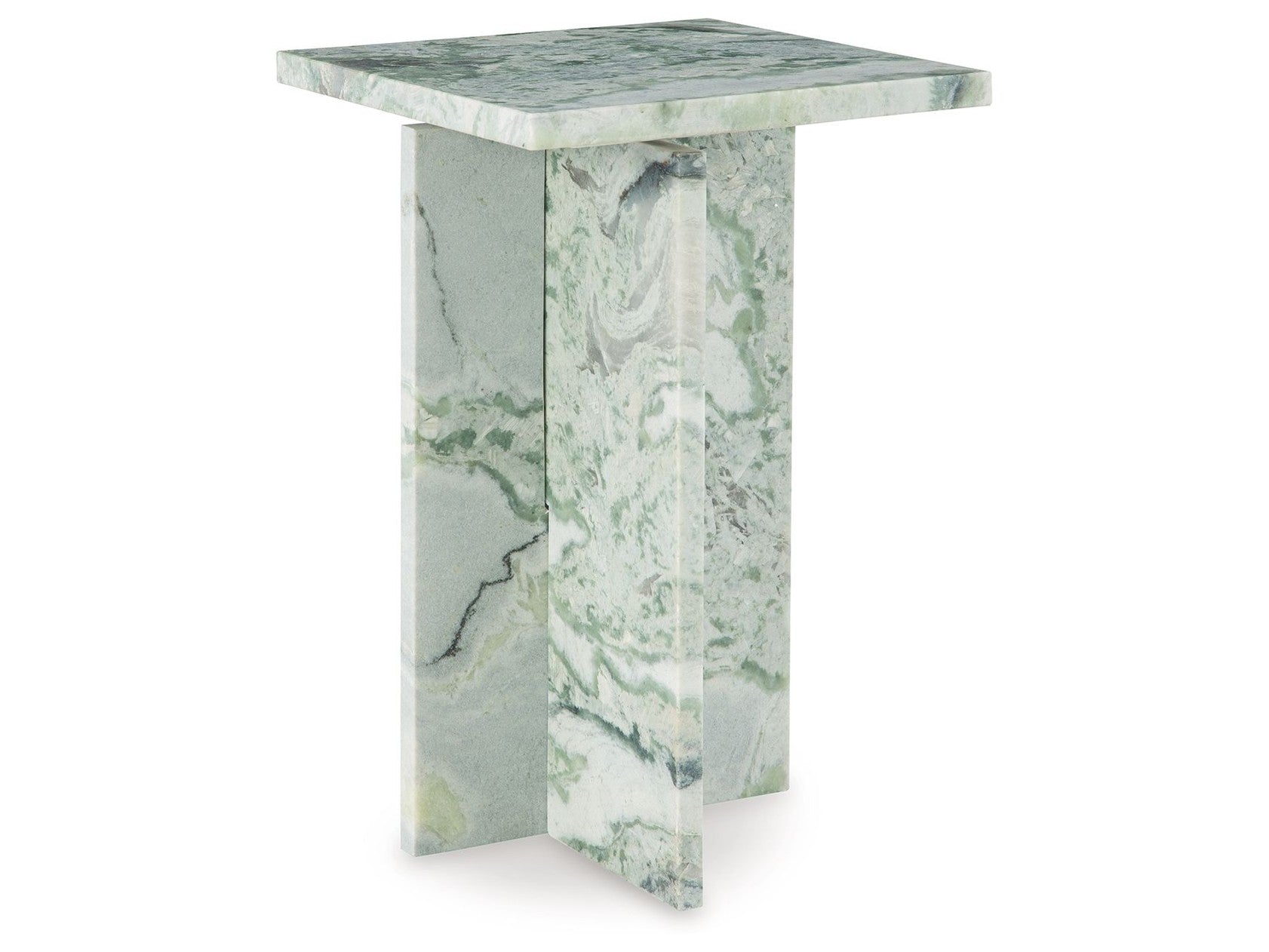 Deaconwell - Accent Table - White / Green