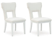 Chalanna - Dining Upholstered Side Chair (Set of 2) - White